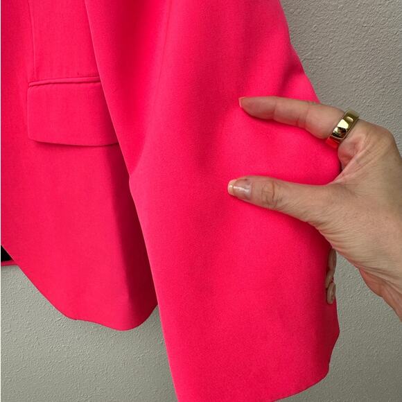 Versace Men’s Hot Pink Blazer Jacket Size IT 50 Two-Button Tailor Made - Picture 4 of 16